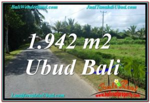 Exotic PROPERTY UBUD BALI 1,942 m2 LAND FOR SALE TJUB626