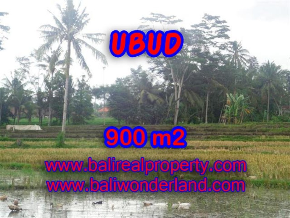 Land in Bali for sale, Stunning Property in Ubud Bali – 900 m2 @ $ 261