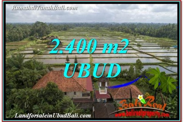 Beautiful PROPERTY Ubud Pejeng BALI 2,400 m2 LAND FOR SALE TJUB761