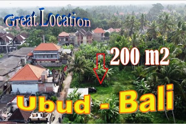 Exotic 200 m2 LAND in Ubud Pejeng BALI for SALE TJUB850